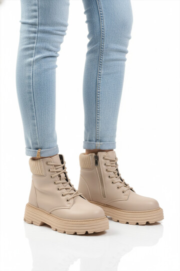 Beige Polar Non-Slip Sole Womens Boots Serpa 5200 Z