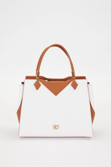 Beyaz Camel Kadın Omuz Çantası 930204