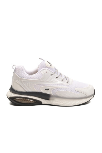 Beyaz Fileli Hafif Esnek Memory Foam Erkek Spor Ayakkabı 2294 M