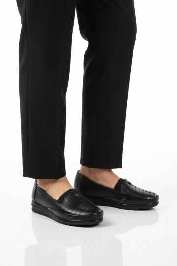 Siyah Jel Taban Anatomik Kadın Casual Ayakkabı 144 Z