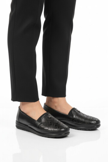 Siyah Jel Taban Anatomik Kadın Casual Ayakkabı 236 Z