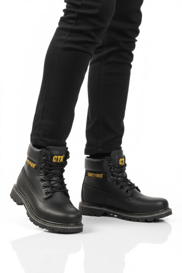 Siyah Soğuğa Dirençli Kaymaz Unisex Bot 922 G