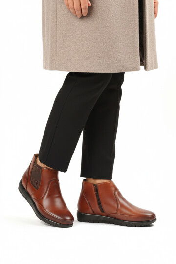 Taba Jel Taban Anatomik Fermuarlı Kadın Bot 302 Bot Z