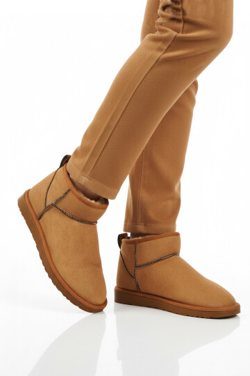 Taba İçi Kürklü Soğuğa Dirençli Kadın Bot U-19 Z