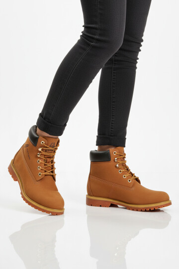 Tarçın Nubuk Hakiki Deri Kaymaz Taban Unisex Bot Empresa G