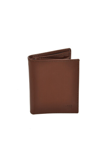 Brown Genuine Leather Mens Wallet 8033