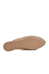 Mink Knitted Closed Front Womens Slippers CPR-22615 Z