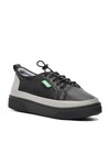 Siyah Suni Deri Kadın Sneaker BN-30366 Z