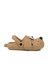 Bej Unisex Çocuk Sabo Terlik Doggy P