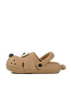 Bej Unisex Çocuk Sabo Terlik Doggy P
