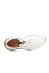 White Genuine Leather Orthopedic Mens Casual Shoes 758803 M