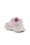 White Lilac Velcro Mesh Girls Sneakers Ruffon F