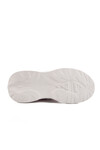 White Lilac Velcro Mesh Girls Sneakers Ruffon F
