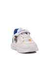White Blue Velcro Light Light Unisex Kids Sneakers Ruffon B