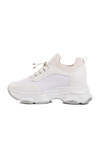 Beyaz Yüksek Taban Kadın Sneaker 6064 Z