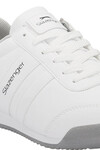 White Polyurethane Womens Sneakers Oleg G