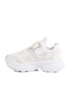 White Velcro Mesh Girls Sneakers 1500 P
