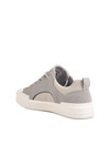 Gray Genuine Leather Mens Sneaker 23Corvet M
