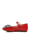 Red Patent Leather Girl Bow Ribbon Ballerina 180 P