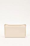 Cream Patent Leather Womens Shoulder Bag 930182