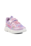 Lilac Pink Velcro Mesh Lightweight Girls Sneakers 2320 F