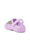 Lilac Embroidered Light Eva Womens Sabo Slippers E-800 Z