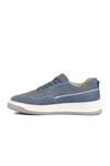Blue Nubuck Genuine Leather Mens Casual Shoes LO2140-2090 M