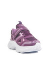 Purple Velcro Mesh Girls Sneakers 1500 P
