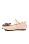 Powder Patent Leather Ribbon Lightweight Girls Ballerinas 180 B