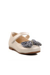 Pearl Ribbon Lightweight Girls Ballerinas 180 B
