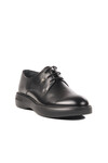 Black Open Genuine Leather Mens Casual Shoes 70914 M