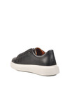 Black Genuine Leather Mens Casual Shoes 62113 M