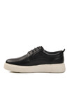 Black Genuine Leather Mens Casual Shoes A-40 M