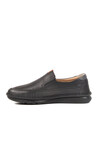 Black Genuine Leather Mens Casual Shoes 2628 M
