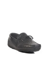 Black Genuine Leather Mens Casual Shoes 2Y0173-163 M