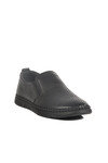 Black Genuine Leather Mens Casual Shoes Lorenzo M