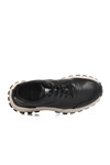 Black Memory Foam Genuine Leather Mens Sneakers 250427 M
