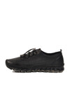 Black Genuine Leather Womens Casual Shoes 0003 Z