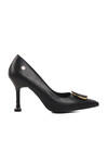 Black Thin Heel Womens Evening Shoes PC-54025 Z