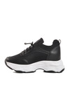 Siyah Yüksek Taban Kadın Sneaker 6064 Z