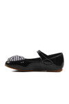 Black Patent Leather Girl Bow Ribbon Ballerina 180 P