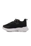 Black Yellow Mesh Velcro Boys Sneakers Ruffon P