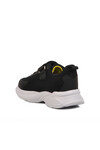 Black Yellow Mesh Velcro Boys Sneakers Ruffon P