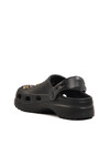 Black Lightweight Girls Sabo Slippers 205 F