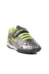 Black Velcro Childrens Indoor Soccer Shoes Crystal F