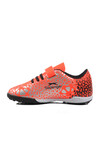 Orange Velcro Childrens Indoor Football Shoes Crystal F