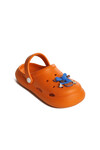 Orange Girls Sabo Slippers Kid F