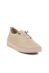 Bej Hakiki Deri Kadın Casual Ayakkabı 212 Z