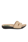 Beige Gel Sole Anatomic Womens Slippers 6813 Z