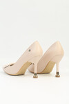 Beige Womens High Heel Shoes PC-54029 Z